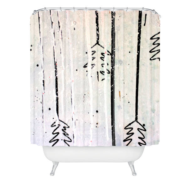 August Grove® Chalfant Tailored 57'' W Cafe Curtain in Green/Red